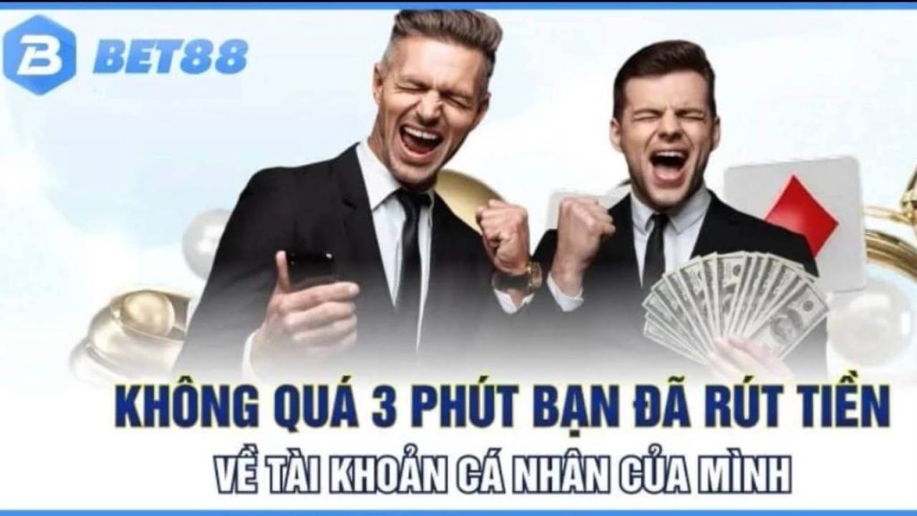 Các bước rút tiền Bet88 cực dễ dàng